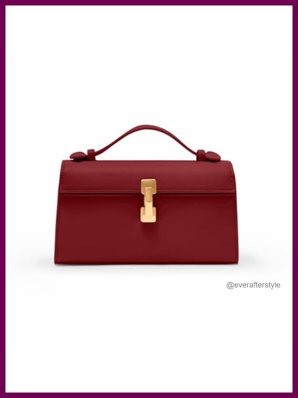 Small Top Handle Clutch Vegan Leather Plaid Evening Bag